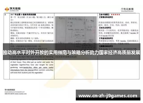 推动高水平对外开放的实用指南与策略分析助力国家经济高质量发展